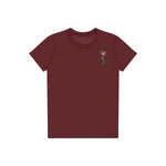 T-shirt Cat graphic 0010 - Maroon
