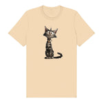 T-shirt Cat graphic 0010 - Soft Cream