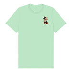 T-shirt Cat graphic 0011 - Mint