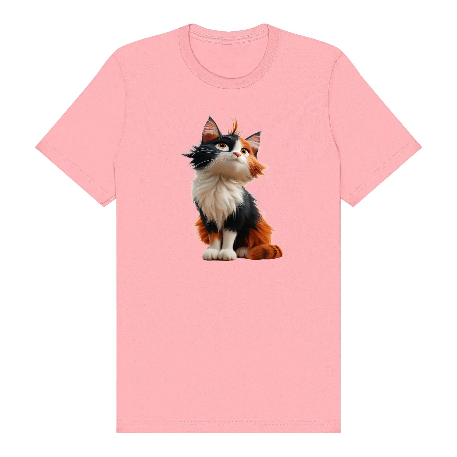 T-shirt Cat graphic 0011 - Pink