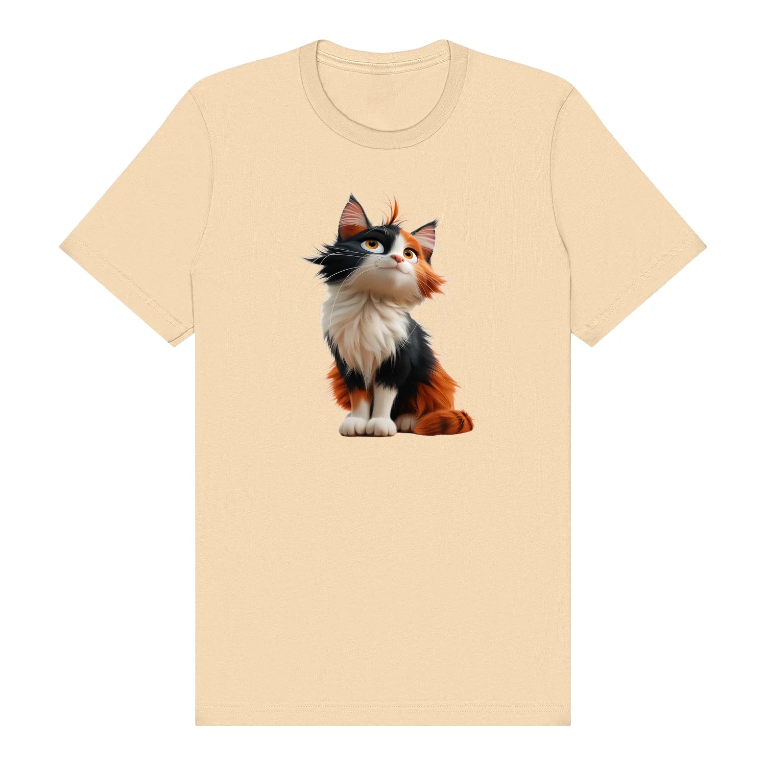 T-shirt Cat graphic 0011 - Soft Cream