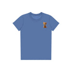 T-shirt Cat graphic 0012 - Columbia Blue