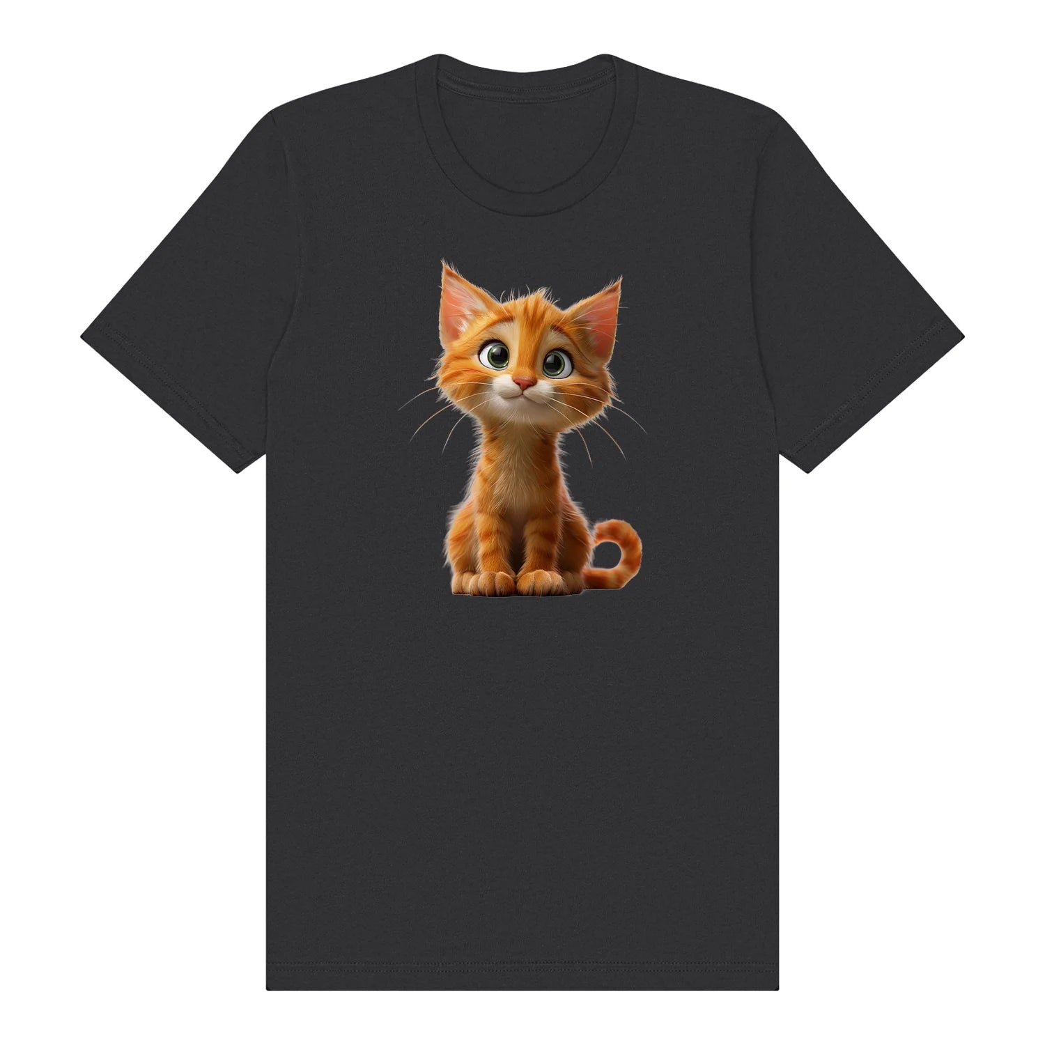 T-shirt Cat graphic 0012 - Dark Grey