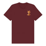 T-shirt Cat graphic 0013 - Maroon