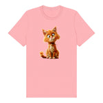 T-shirt Cat graphic 0013 - Pink