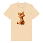T-shirt Cat graphic 0013 - Soft Cream