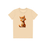 T-shirt Cat graphic 0013 - Soft Cream