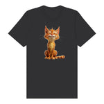 T-shirt Cat graphic 0014 - Dark Grey