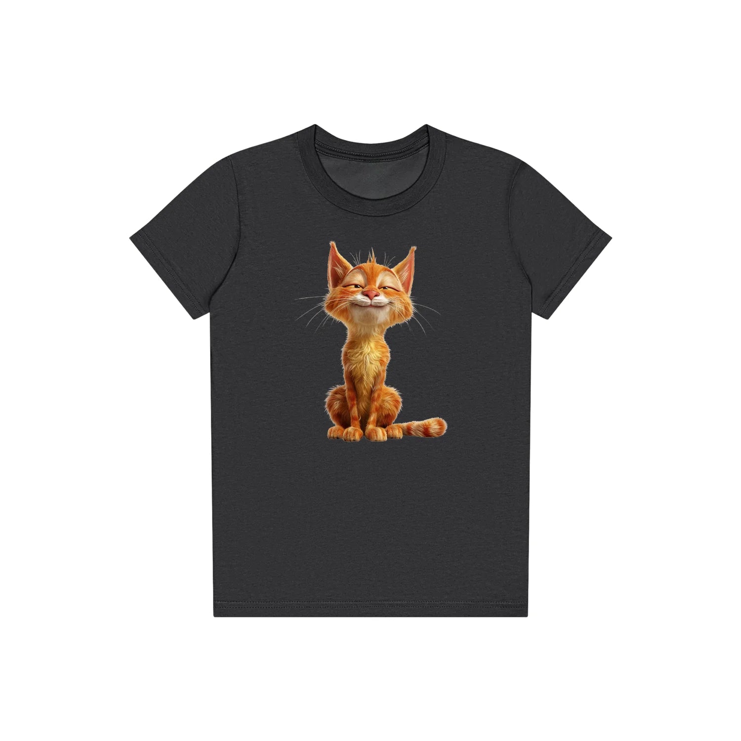 T-shirt Cat graphic 0014 - Dark Grey