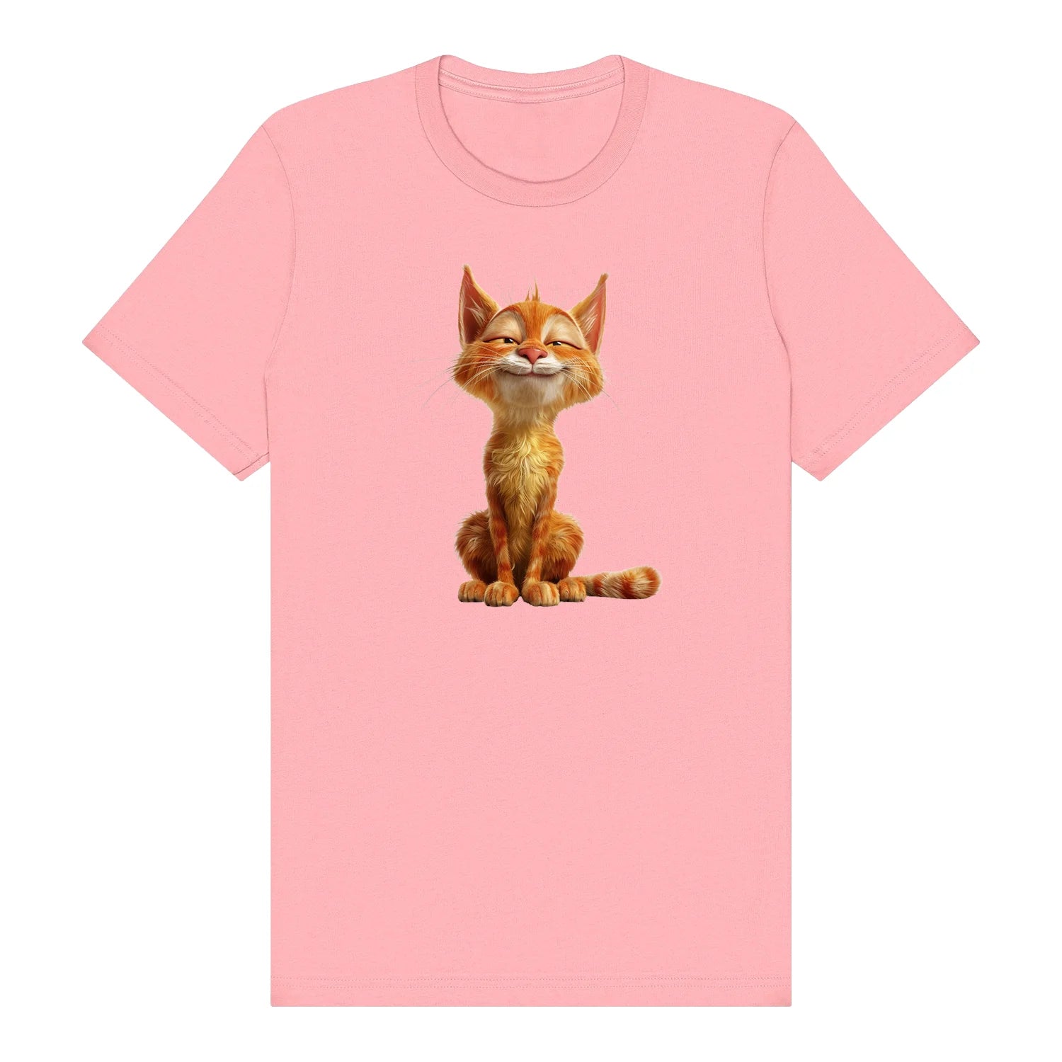 T-shirt Cat graphic 0014 - Pink