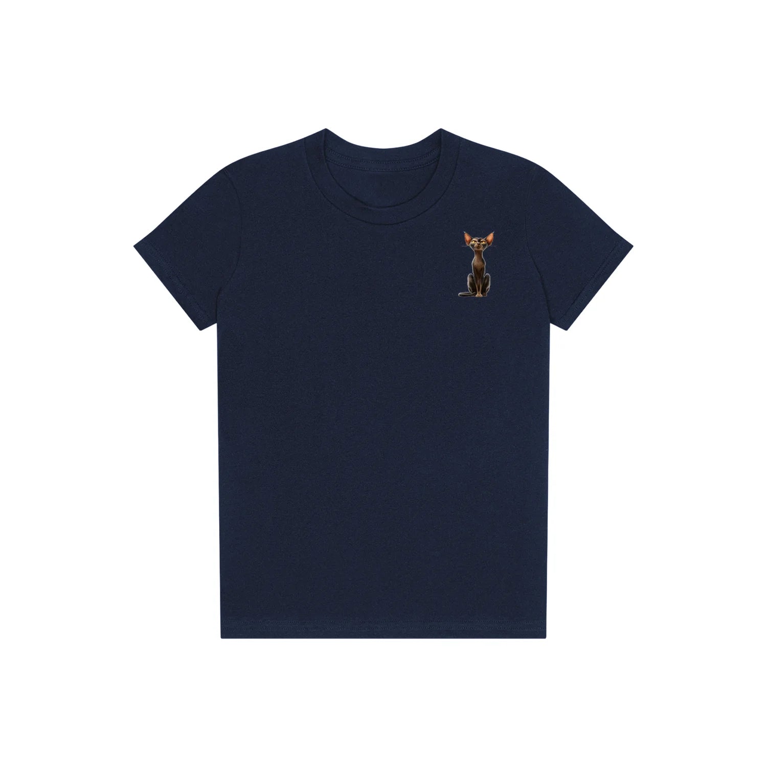 T-shirt Cat graphic 0015 - Navy