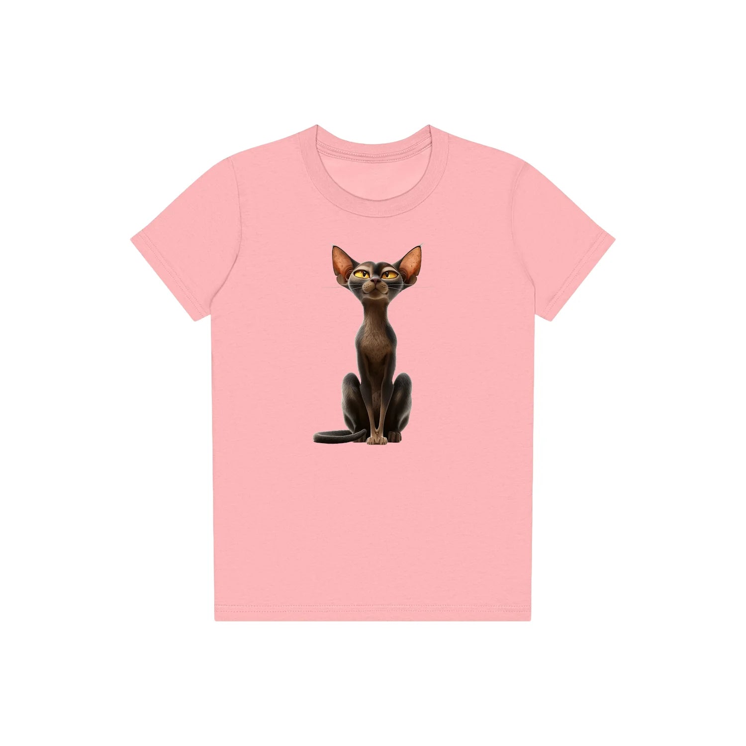 T-shirt Cat graphic 0015 - Pink