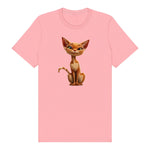 T-shirt Cat graphic 0016 - Pink