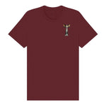 T-shirt Cat graphic 0017 - Maroon