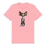 T-shirt Cat graphic 0017 - Pink