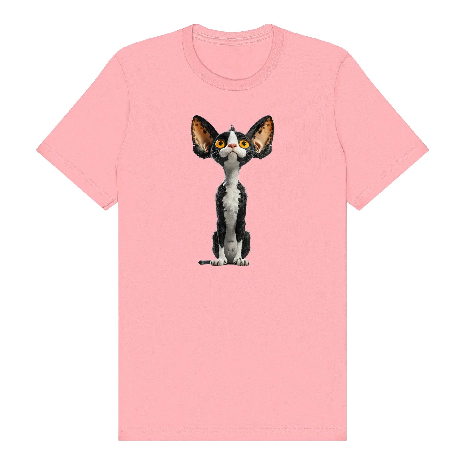 T-shirt Cat graphic 0017 - Pink