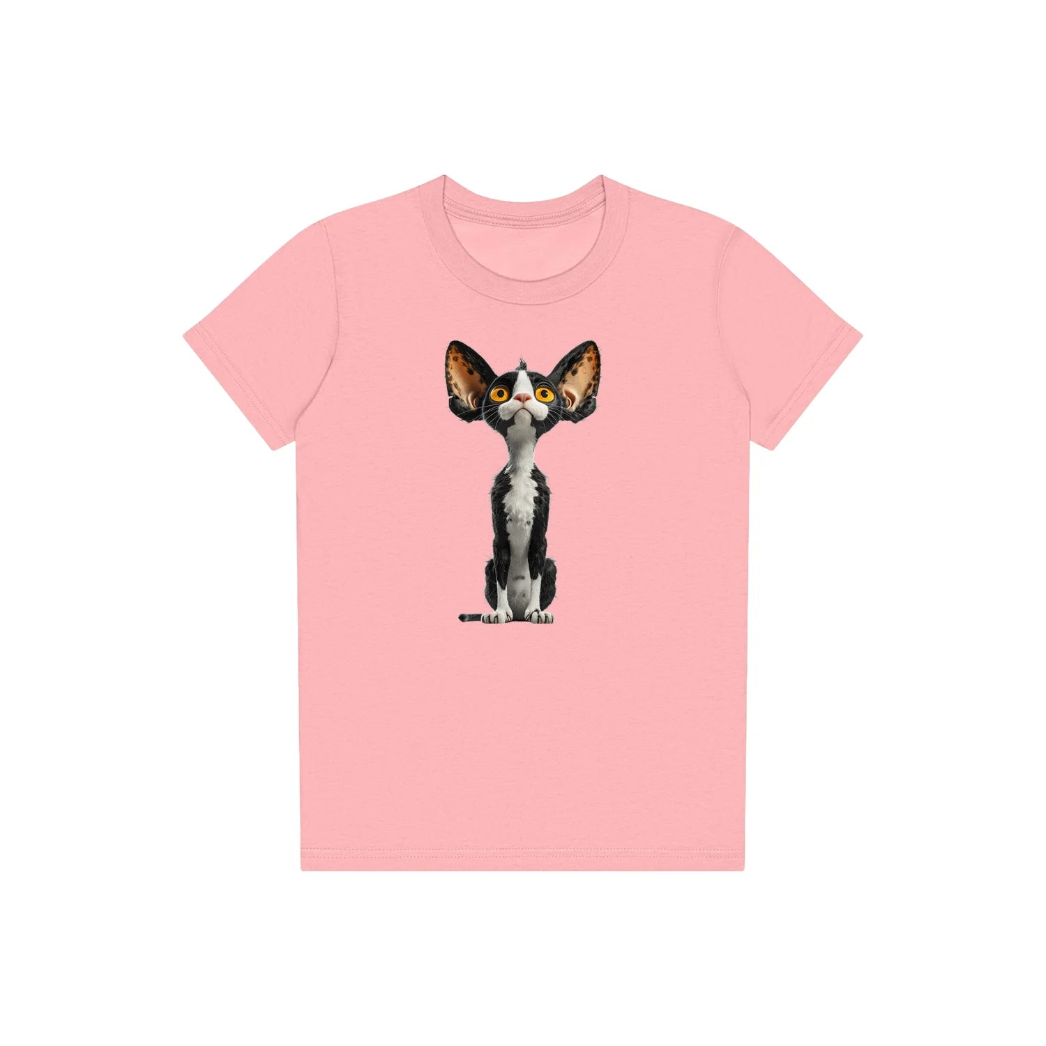 T-shirt Cat graphic 0017 - Pink