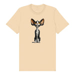T-shirt Cat graphic 0017 - Soft Cream