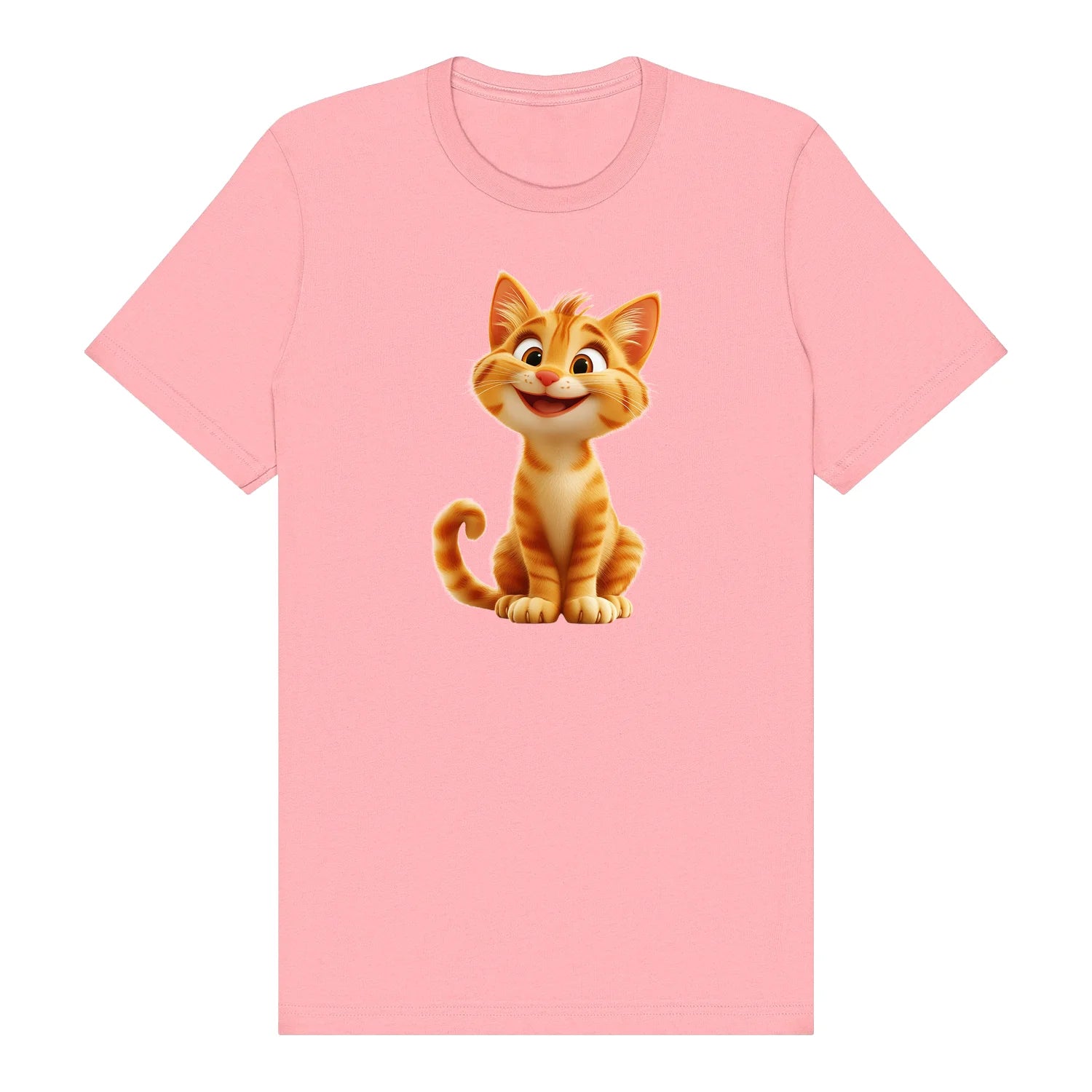 T-shirt Cat graphic 0018 - Pink