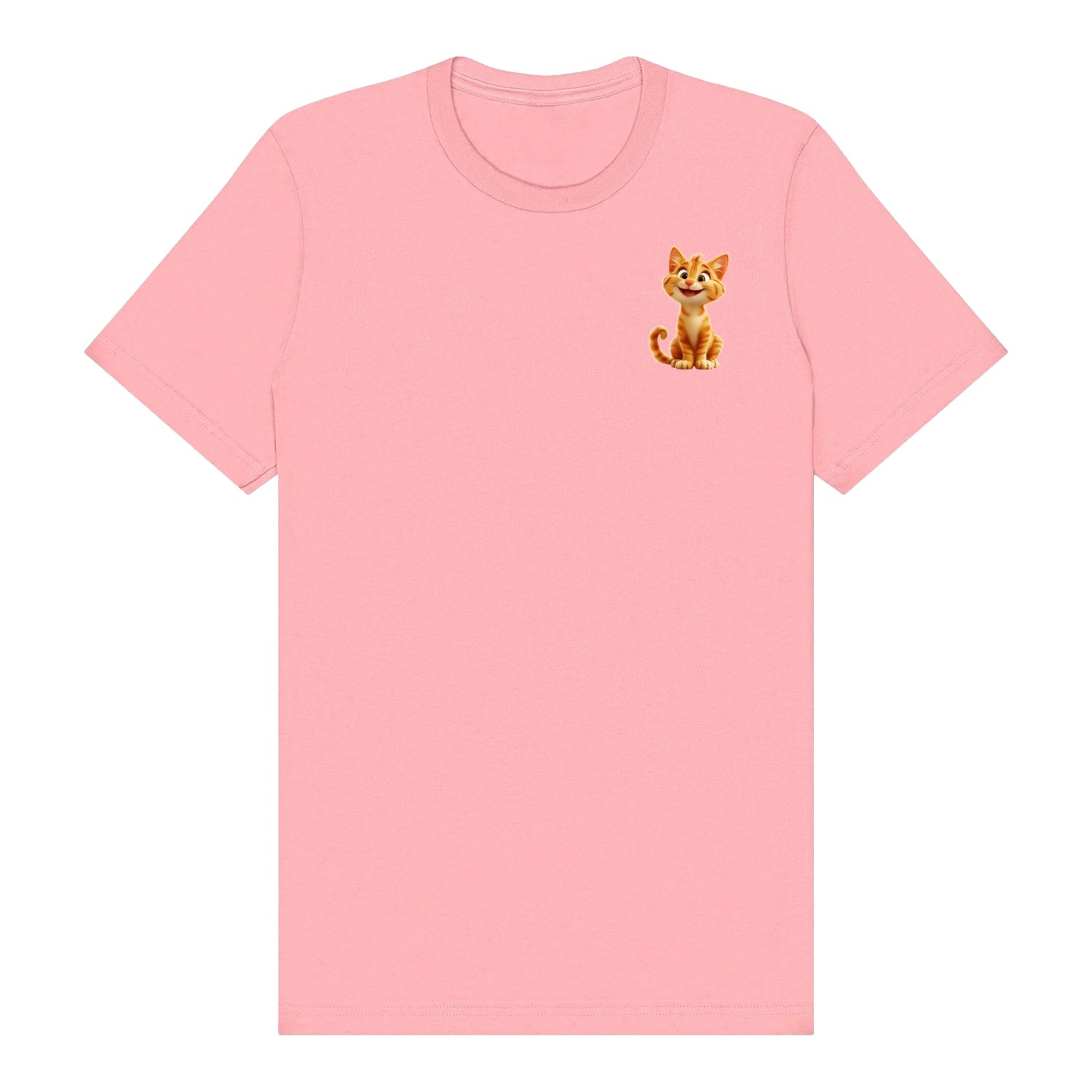 T-shirt Cat graphic 0018 - Pink