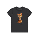T-shirt Cat graphic 0019 - Dark Grey