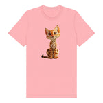 T-shirt Cat graphic 0019 - Pink