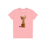 T-shirt Cat graphic 0019 - Pink
