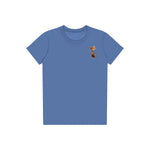T-shirt Cat graphic 0020 - Columbia Blue