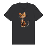 T-shirt Cat graphic 0020 - Dark Grey
