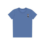 T-shirt Cat graphic 0021 - Columbia Blue