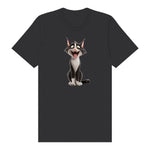 T-shirt Cat graphic 0021 - Dark Grey