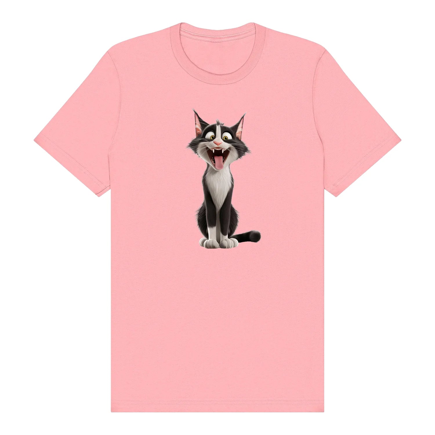 T-shirt Cat graphic 0021 - Pink