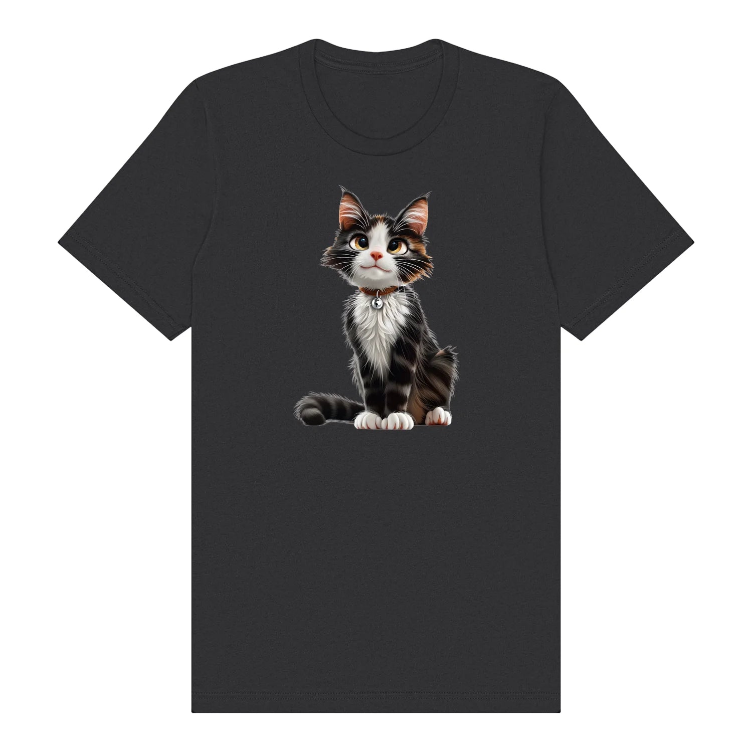 T-shirt Cat graphic 0022 - Dark Grey