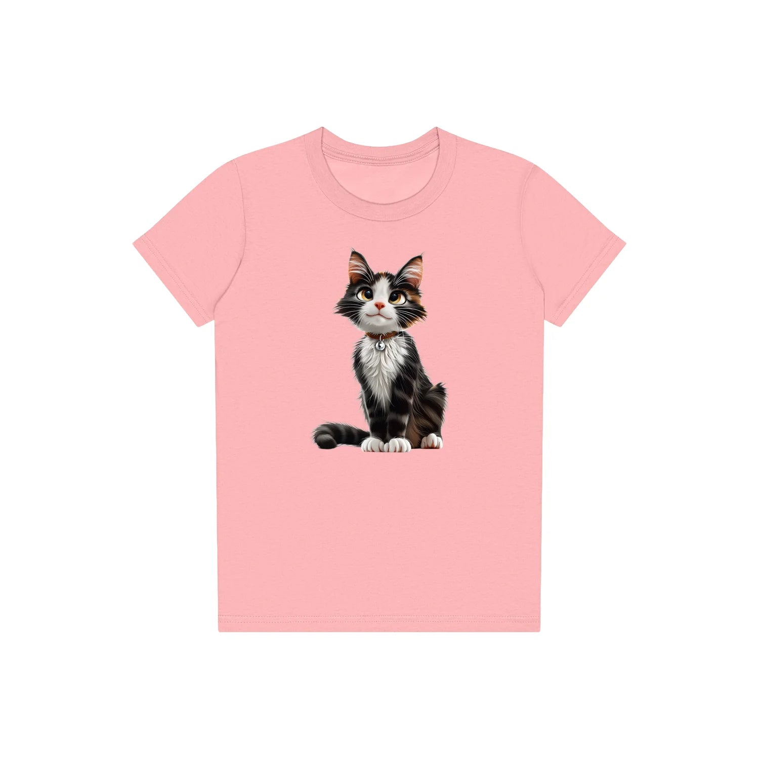 T-shirt Cat graphic 0022 - Pink