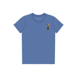 T-shirt Cat graphic 0023 - Columbia Blue