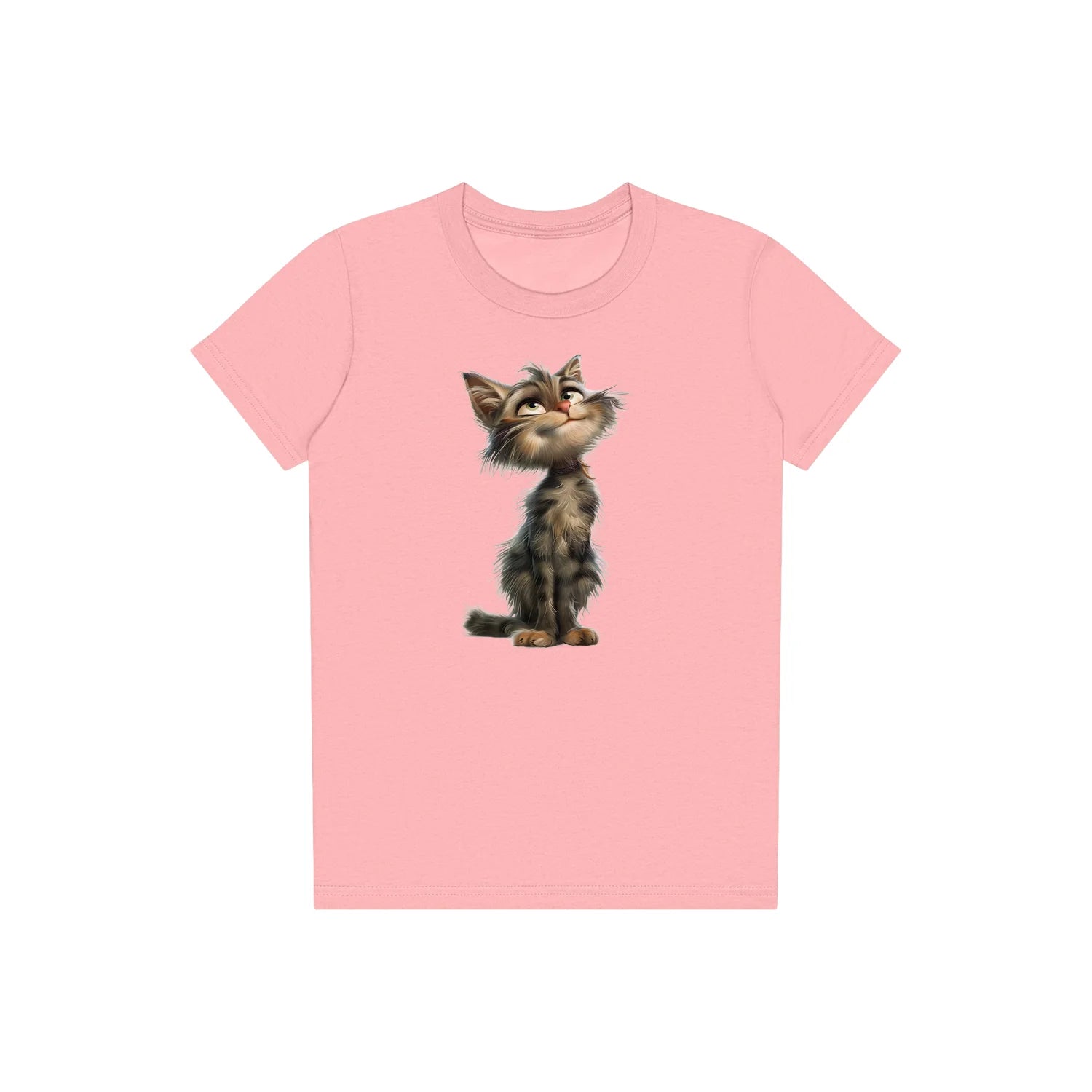 T-shirt Cat graphic 0023 - Pink