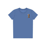 T-shirt Cat graphic 0024 - Columbia Blue