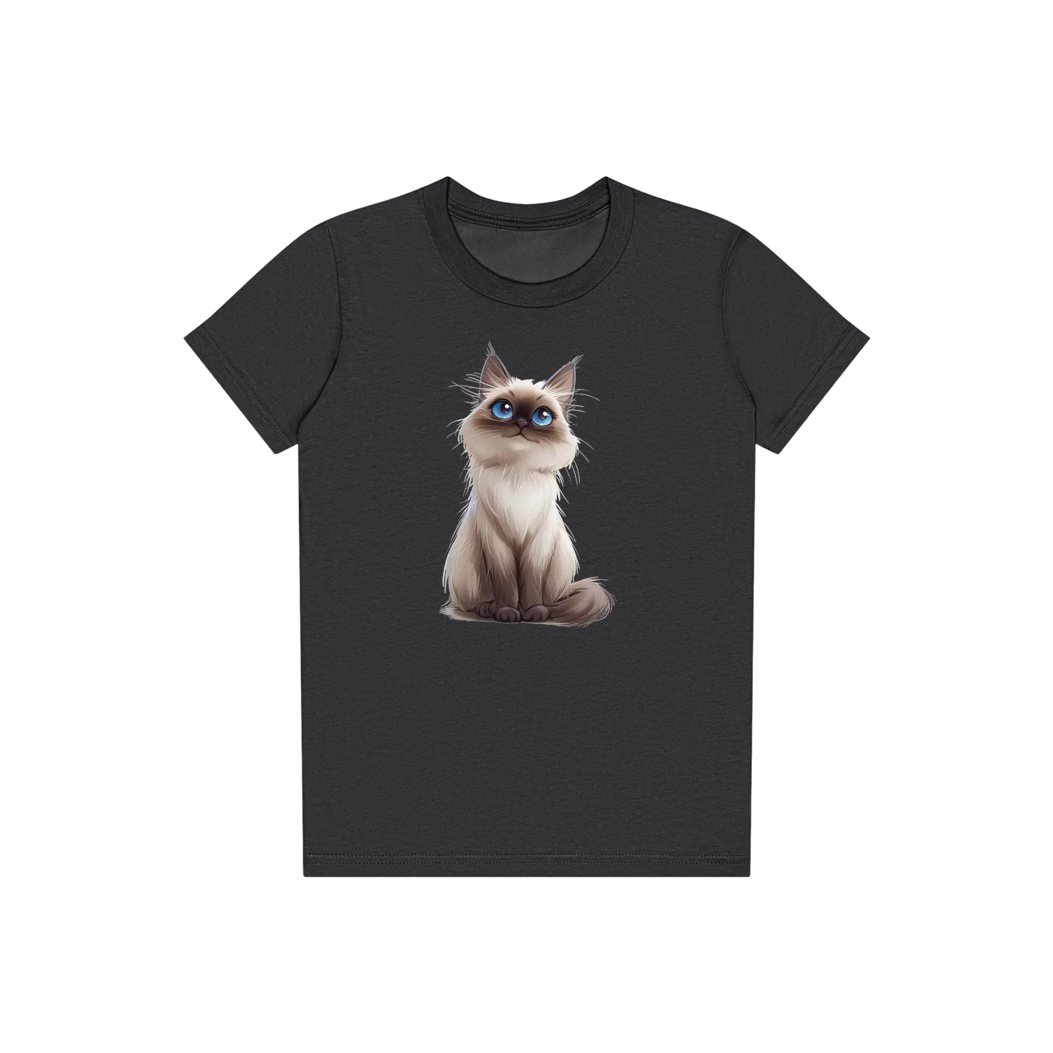 T-shirt Cat graphic 0025 - Dark Grey