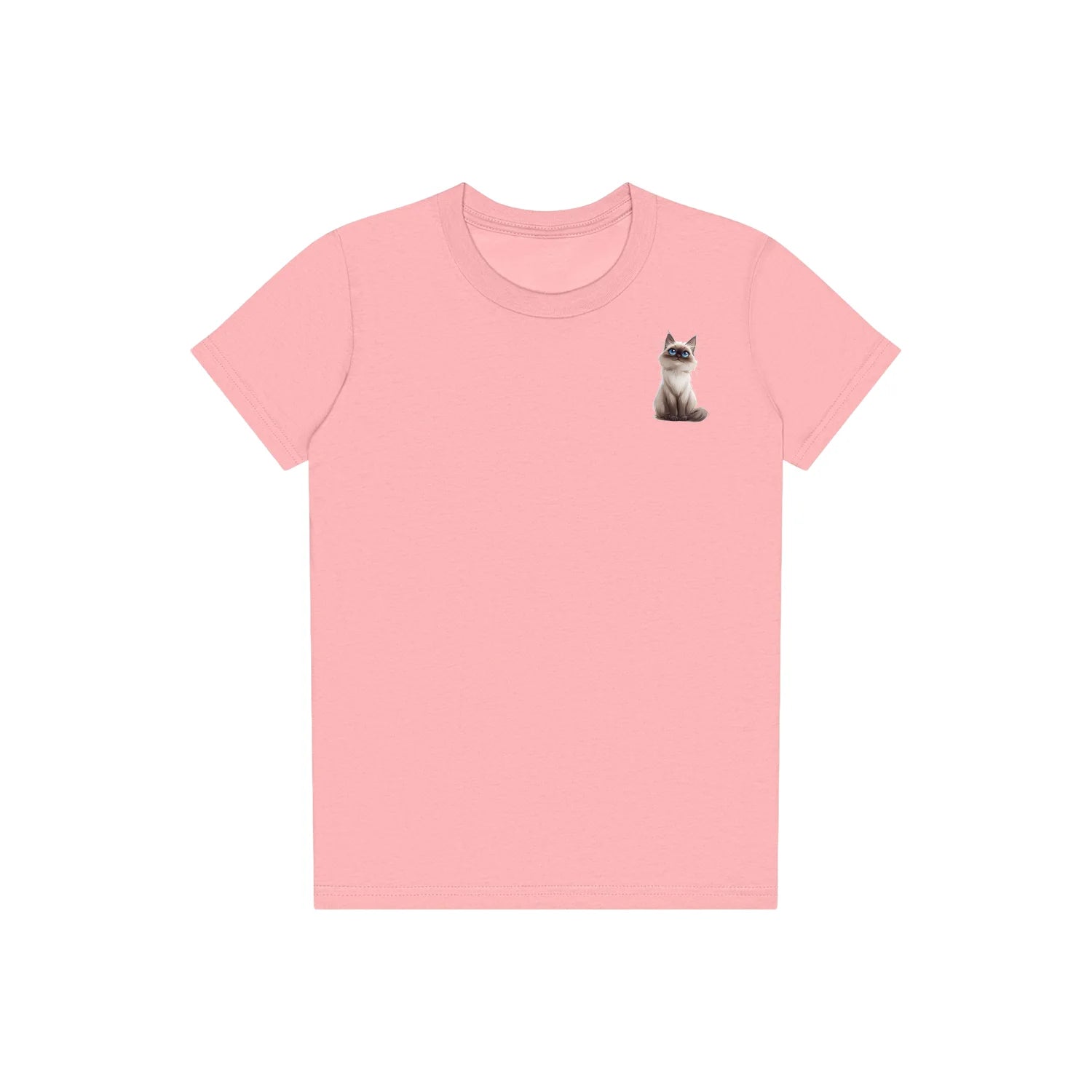 T-shirt Cat graphic 0025 - Pink