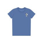 T-shirt Cat graphic 0026 - Columbia Blue