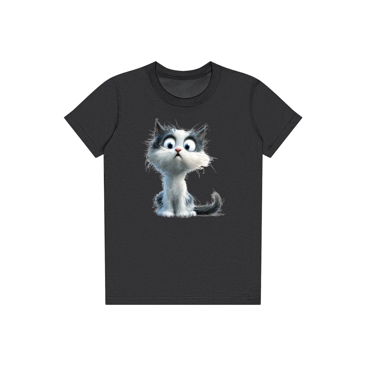 T-shirt Cat graphic 0026 - Dark Grey