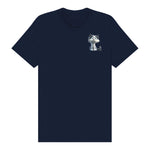 T-shirt Cat graphic 0026 - Navy
