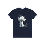 T-shirt Cat graphic 0026 - Navy
