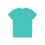 T-shirt Cat graphic 0026 - Teal