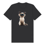 T-shirt Cat graphic 0027 - Dark Grey