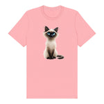 T-shirt Cat graphic 0027 - Pink