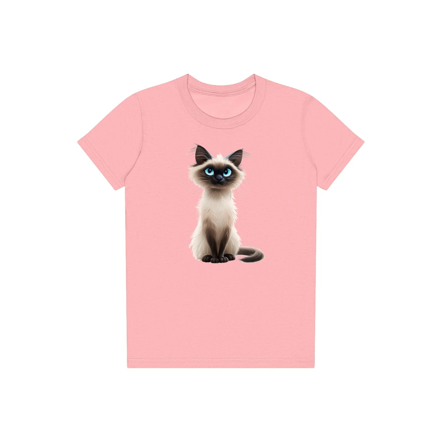 T-shirt Cat graphic 0027 - Pink