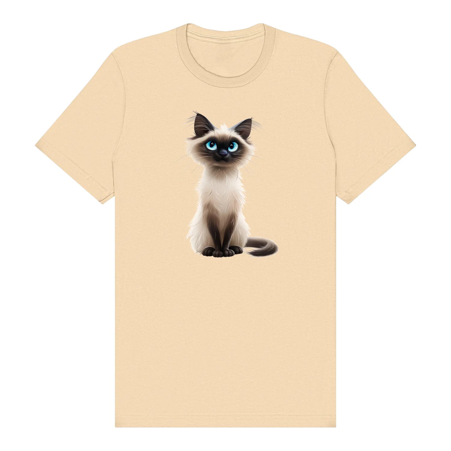 T-shirt Cat graphic 0027 - Soft Cream