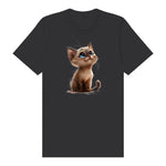 T-shirt Cat graphic 0028 - Dark Grey