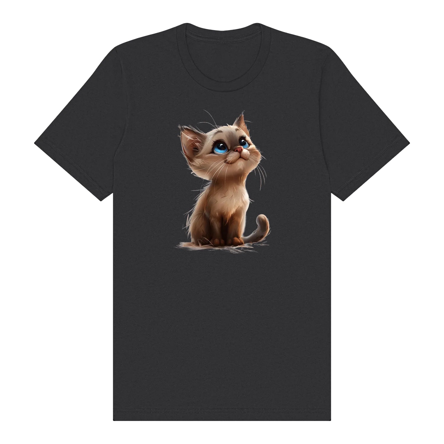 T-shirt Cat graphic 0028 - Dark Grey